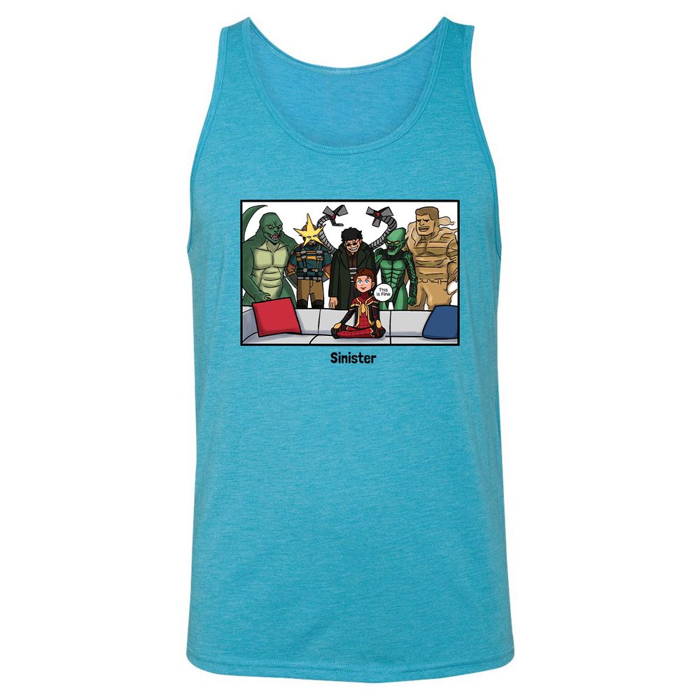 Unisex Jersey Tank - EPMSHP3A - Aqua Triblend - 3