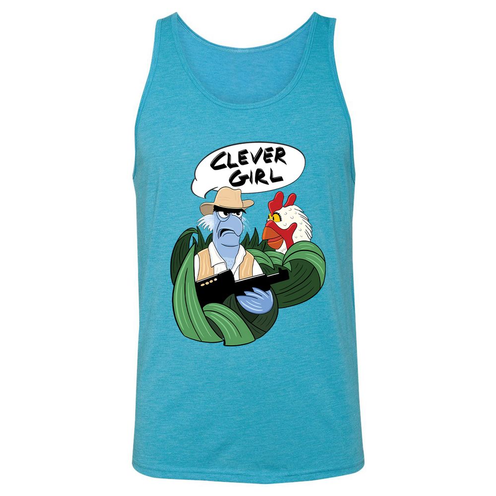 Unisex Jersey Tank - Z3KVQ6KV - Aqua Triblend - 3
