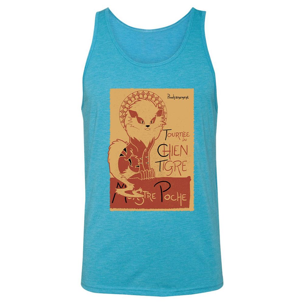 Unisex Jersey Tank - S7QEFUVM - Aqua Triblend - 3