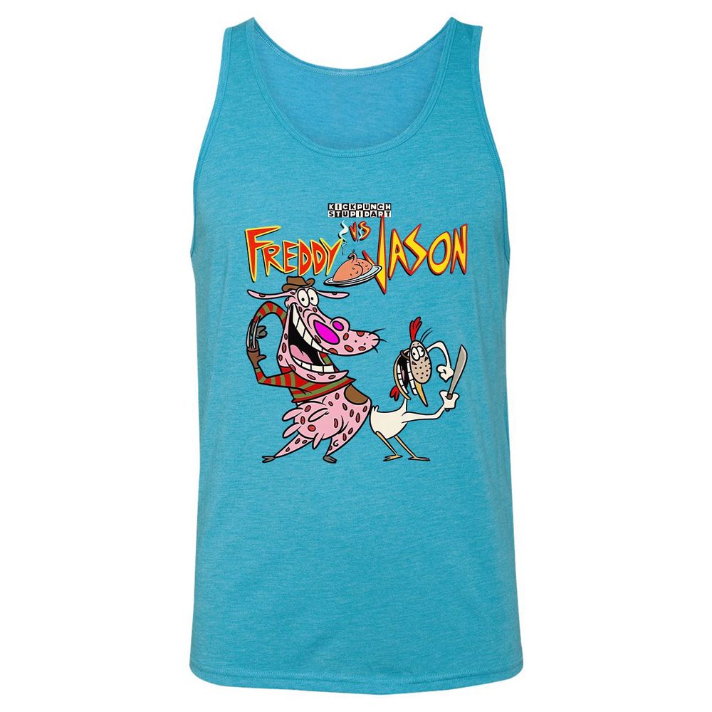 Unisex Jersey Tank - LA7ETQJ3 - Aqua Triblend - 3