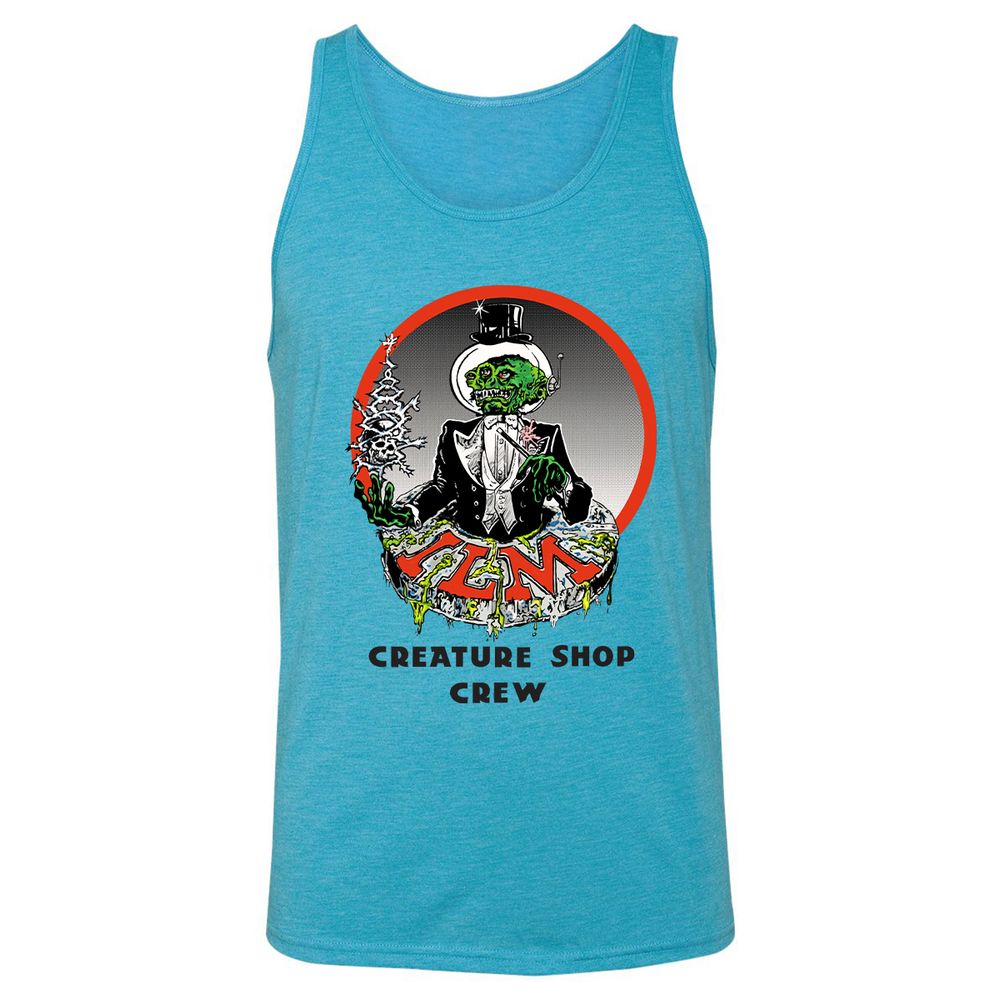 Unisex Jersey Tank - P5HZM2DU - Aqua Triblend - 3