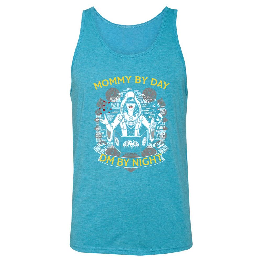 Unisex Jersey Tank - Y4CLC696 - Aqua Triblend - 3