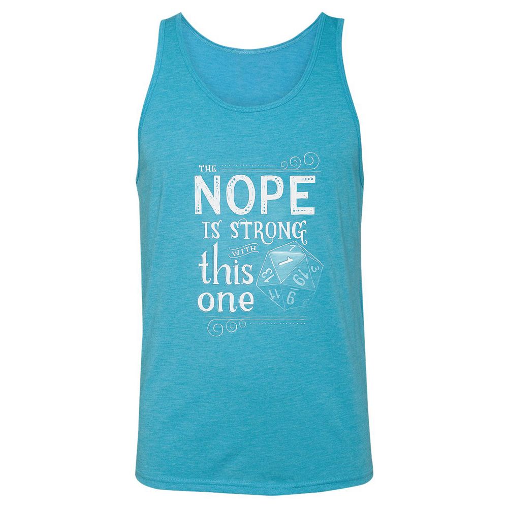Unisex Jersey Tank - Y96HA5SC - Aqua Triblend - 3