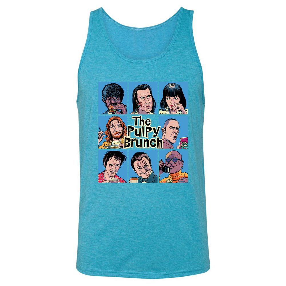 Unisex Jersey Tank - K1NSYMU2 - Aqua Triblend - 3