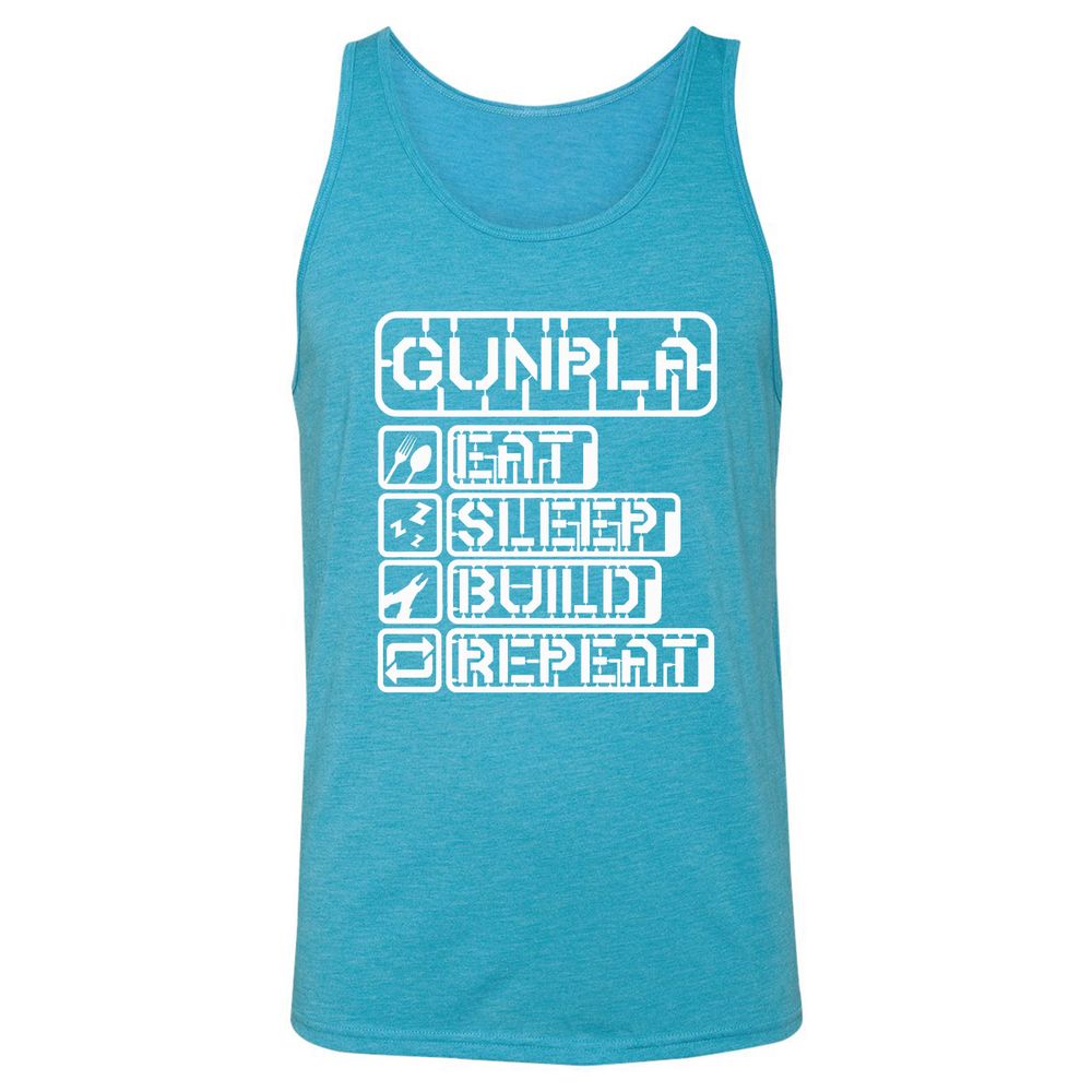 Unisex Jersey Tank - JHTJ3ZTX - Aqua Triblend - 3