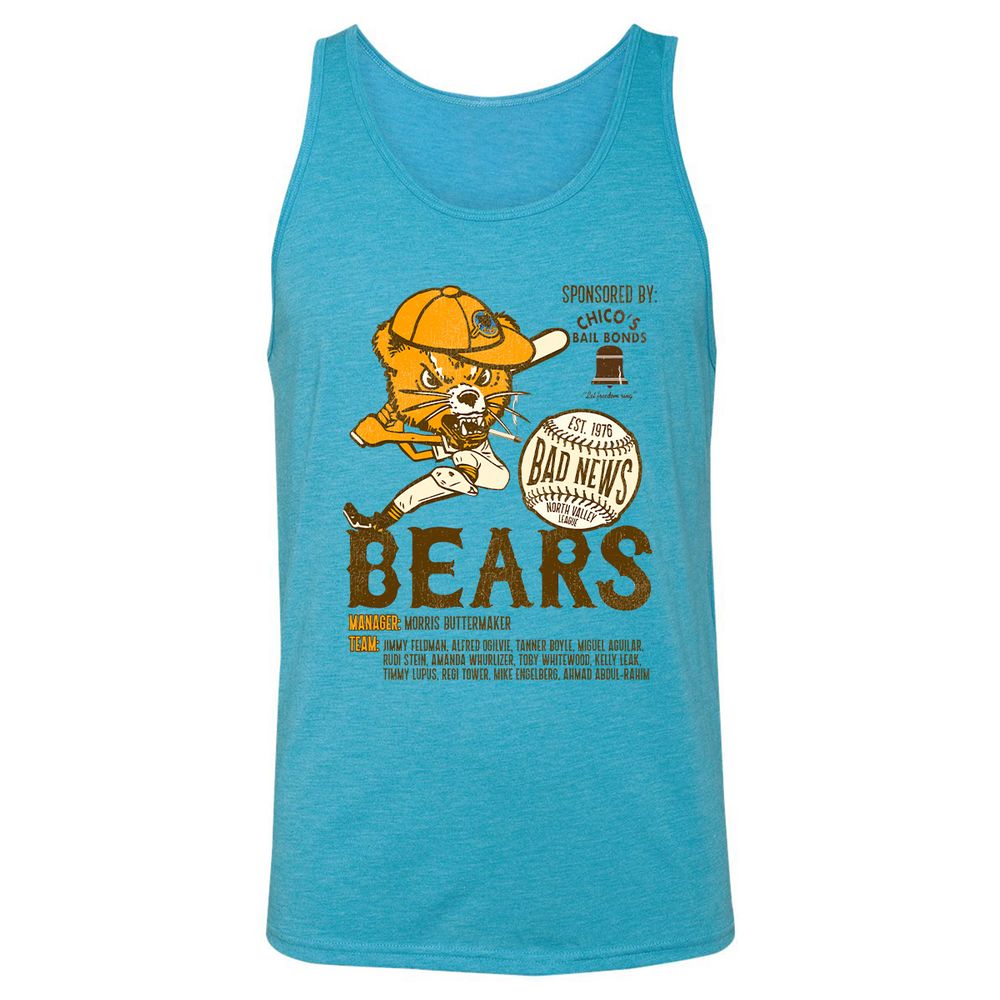Unisex Jersey Tank - RDYPU1J2 - Aqua Triblend - 3