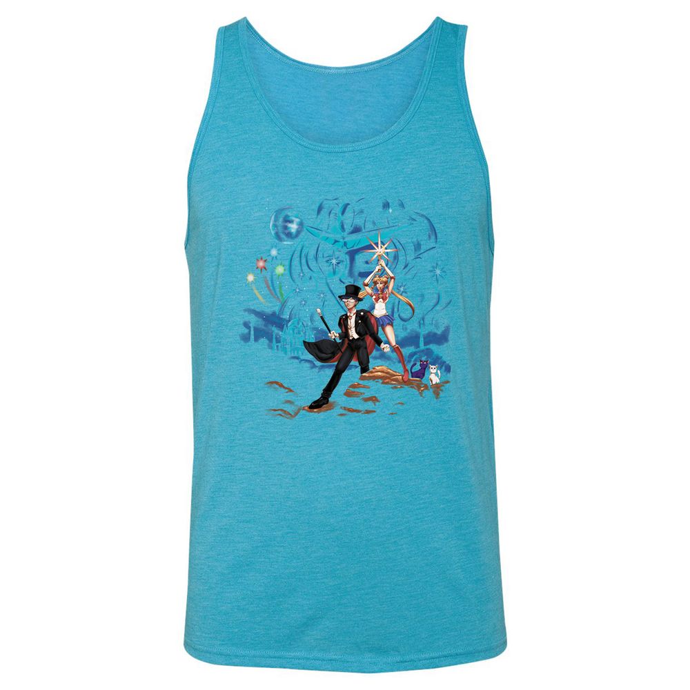 Unisex Jersey Tank - NT1Z7UTL - Aqua Triblend - 3