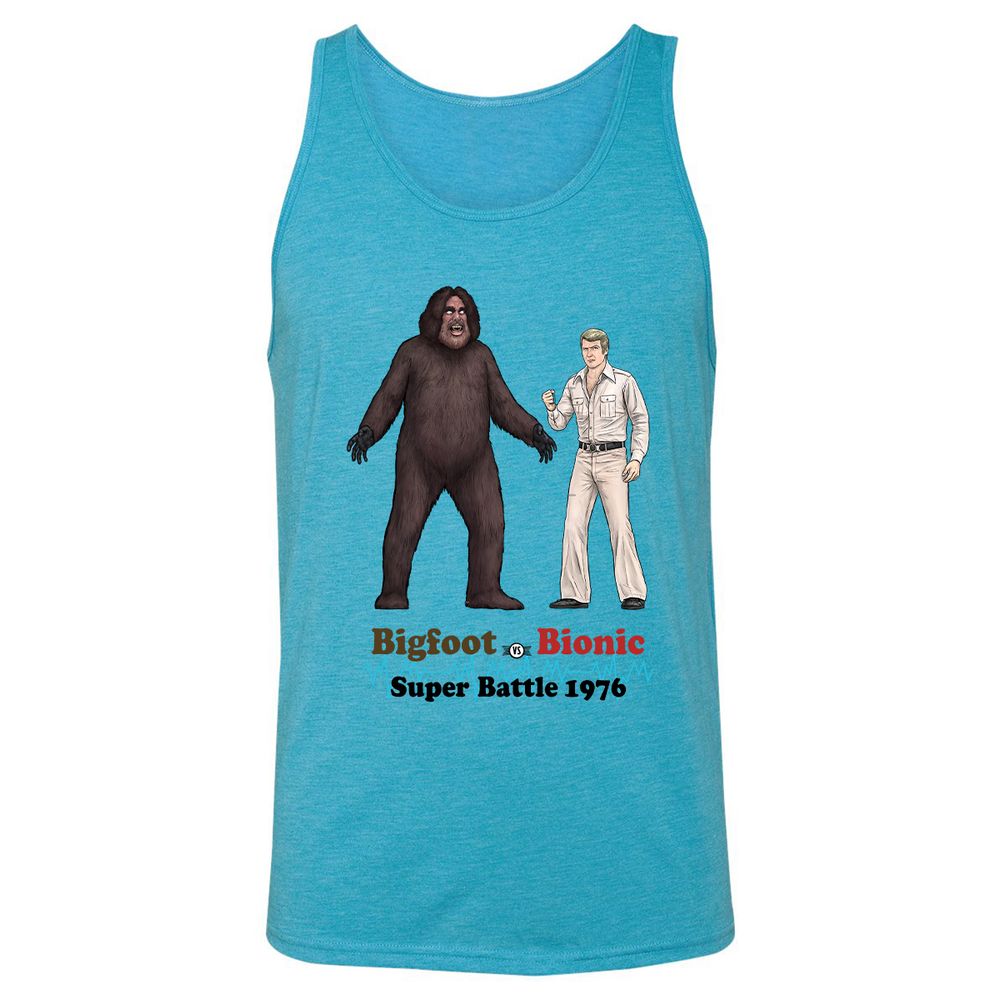 Unisex Jersey Tank - Q6FNMMTW - Aqua Triblend - 3