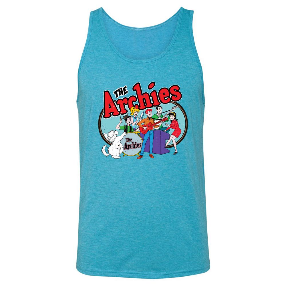 Unisex Jersey Tank - NSWYHWU7 - Aqua Triblend - 3