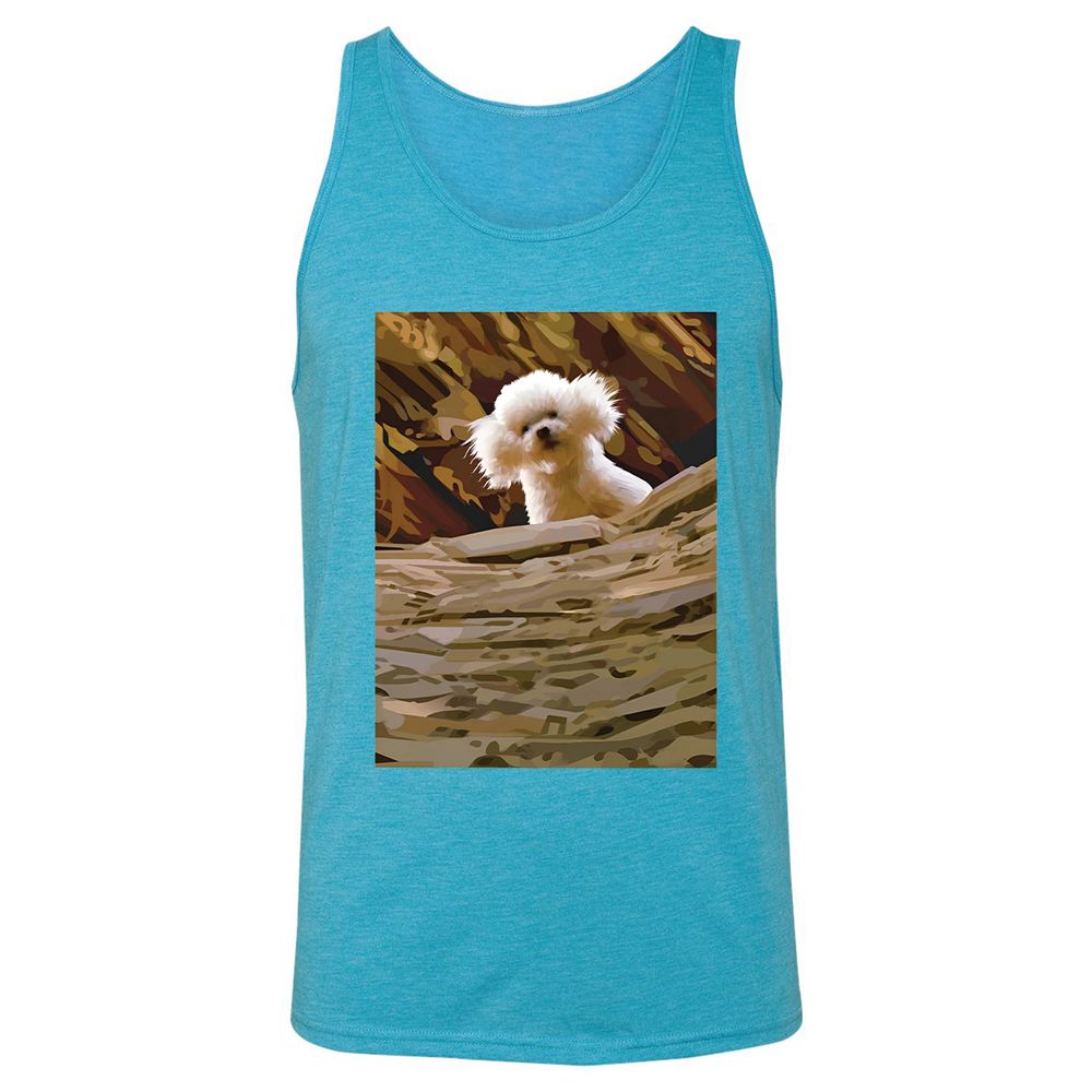 Precious Bichon - Aqua Triblend - 3