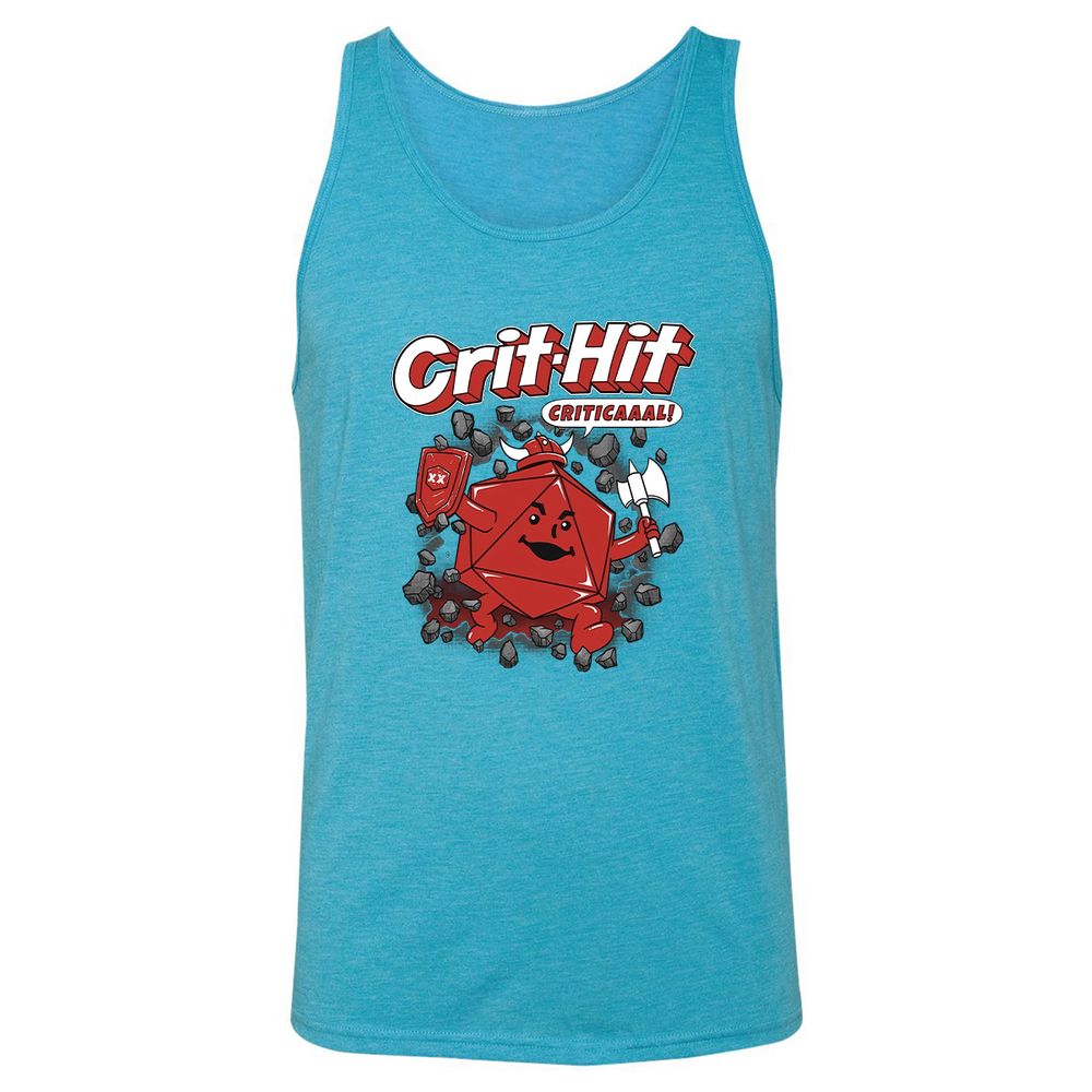 Unisex Jersey Tank - 1D32QSK8 - Aqua Triblend - 3