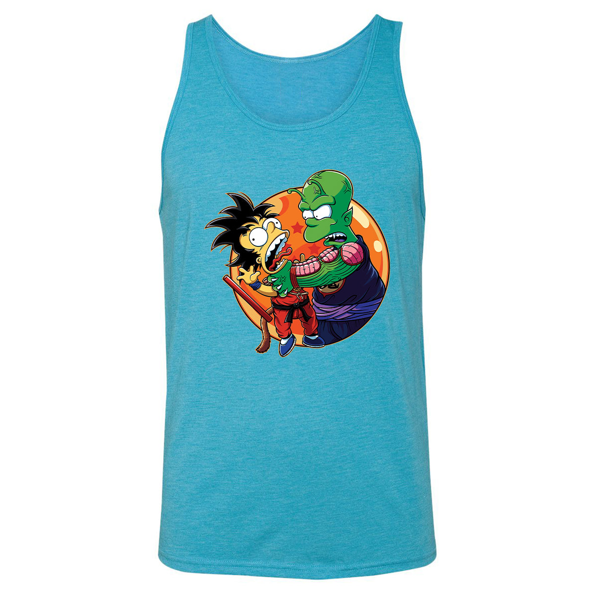 Unisex Jersey Tank - Q5R87H5L - Aqua Triblend - 3