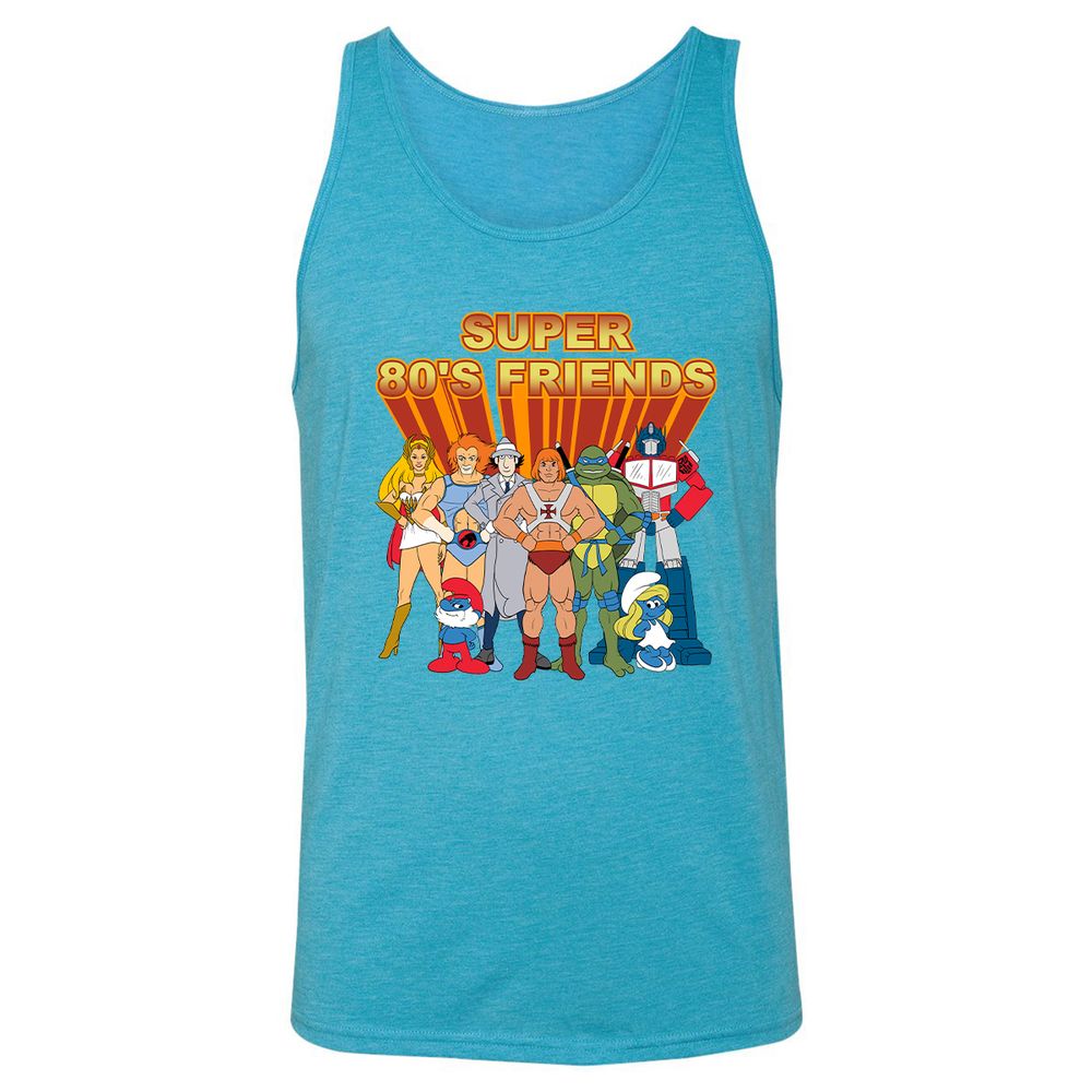 Unisex Jersey Tank - 5P9CAQUD - Aqua Triblend - 3