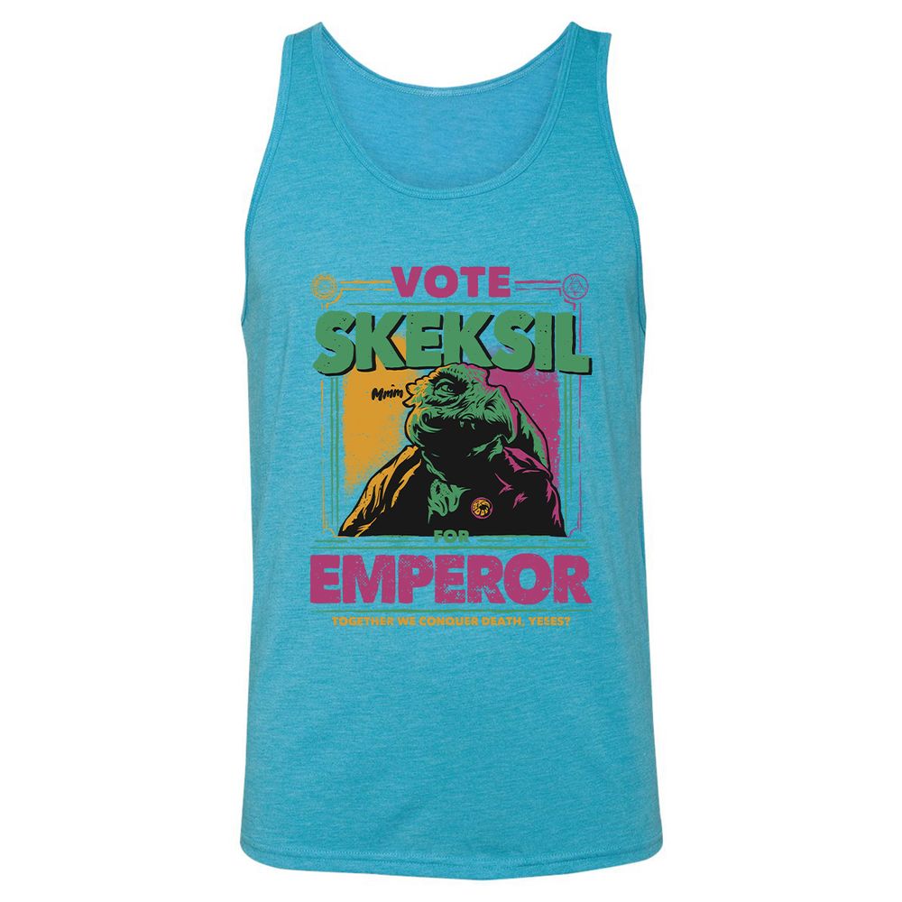 Unisex Jersey Tank - 751DRZ93 - Aqua Triblend - 3