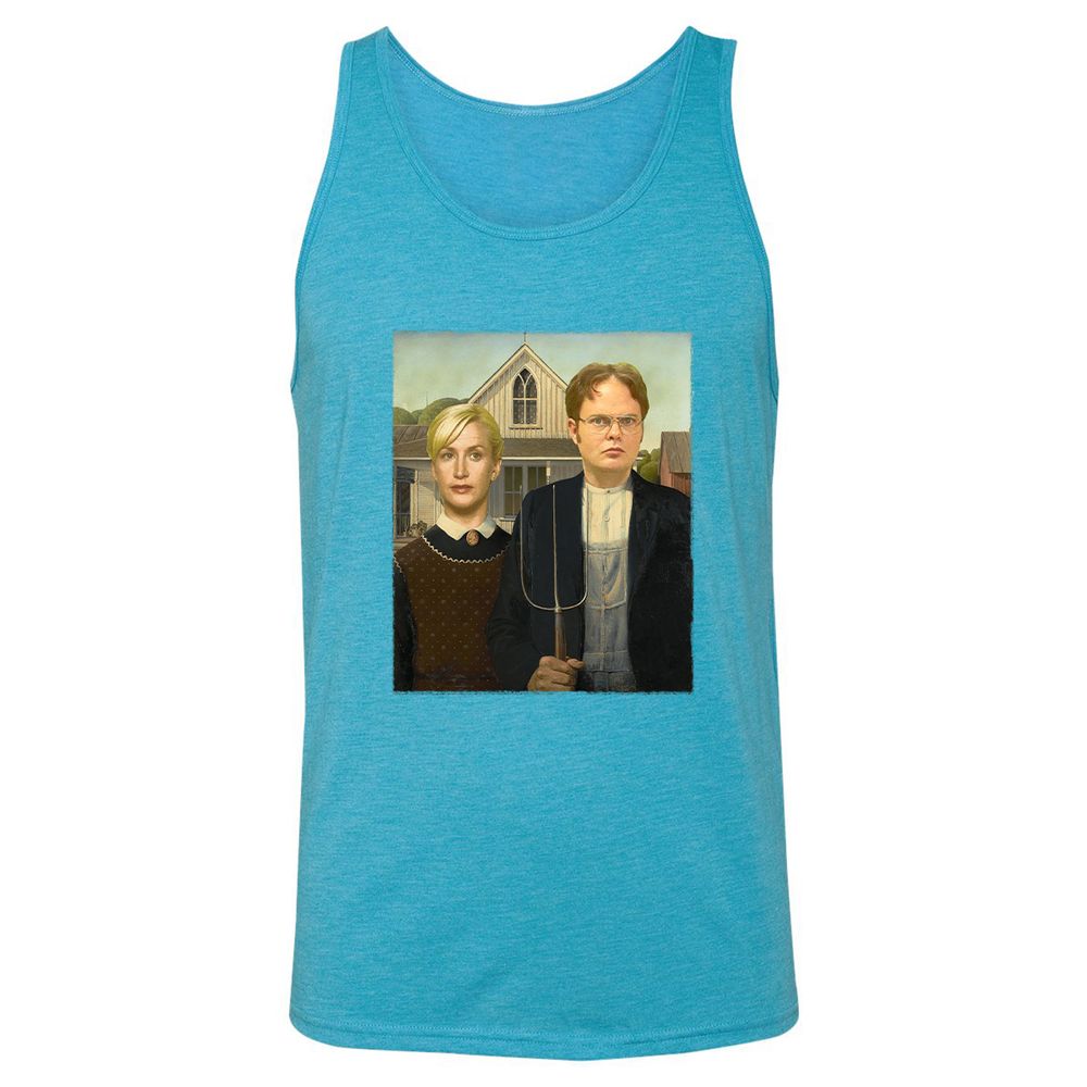 Unisex Jersey Tank - 6UR99CPL - Aqua Triblend - 3