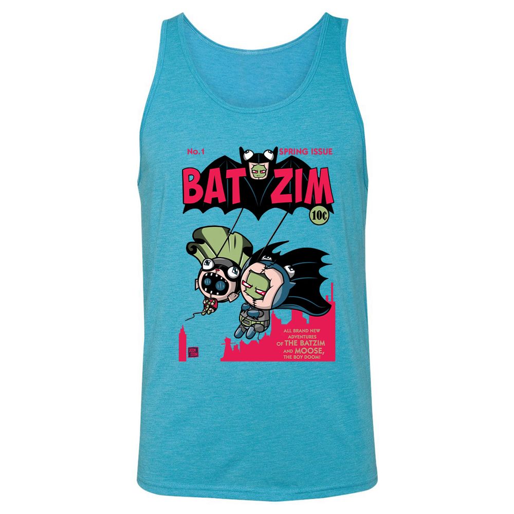 Unisex Jersey Tank - T25DTPHW - Aqua Triblend - 3