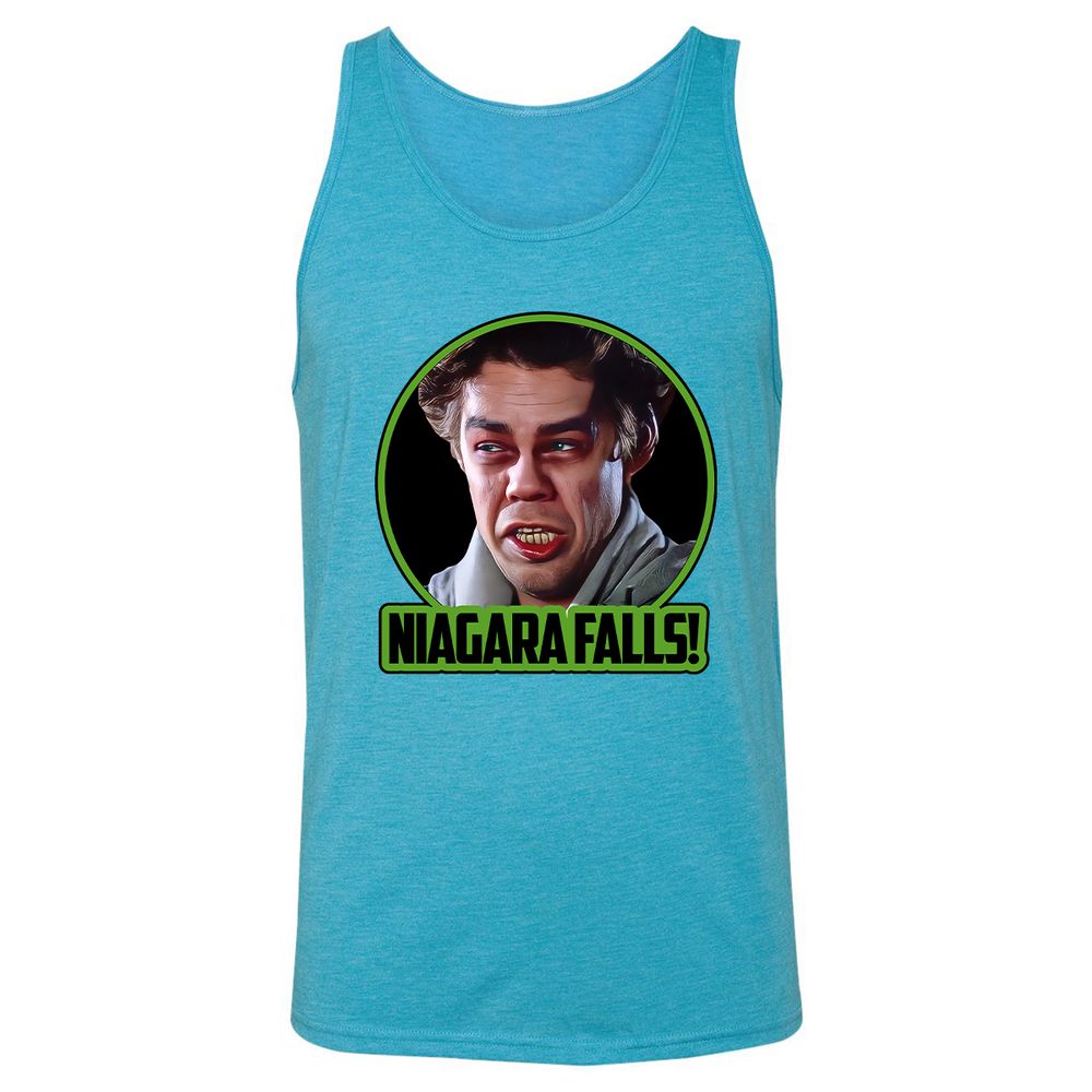 Unisex Jersey Tank - J5L73FJM - Aqua Triblend - 3