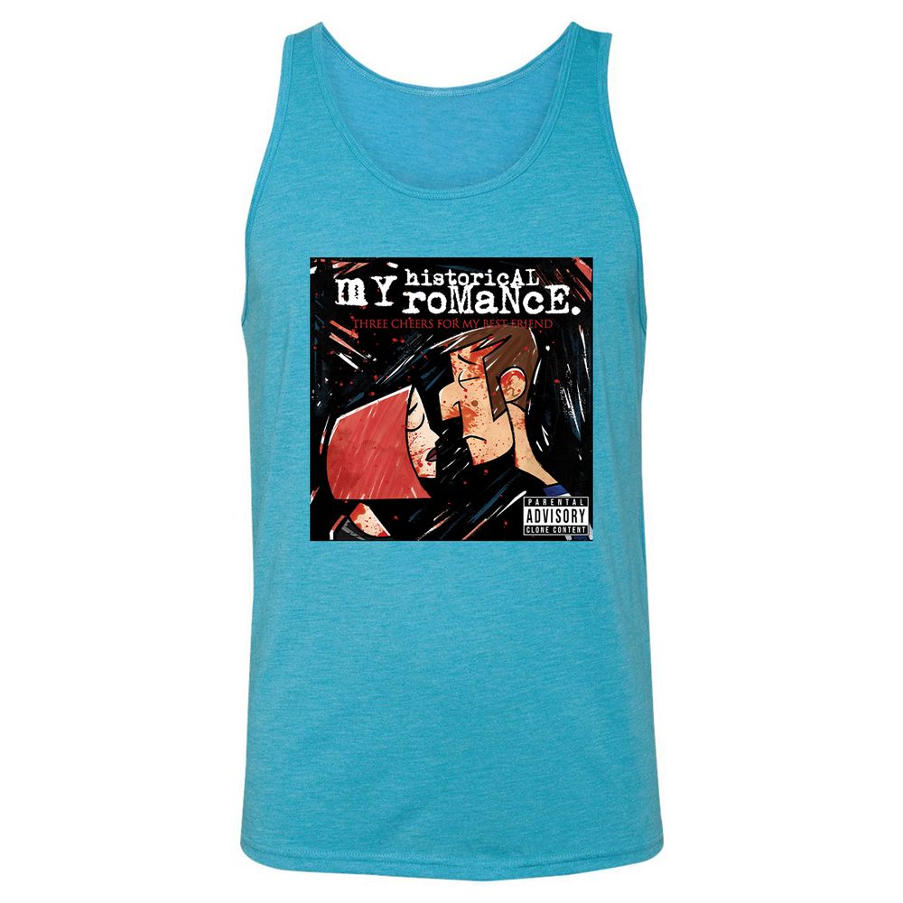Unisex Jersey Tank - B3GSVNWE - Aqua Triblend - 3