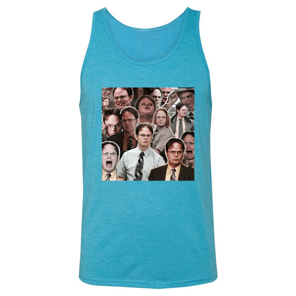 Unisex Jersey Tank - 78UQSWTR - Aqua Triblend - 3