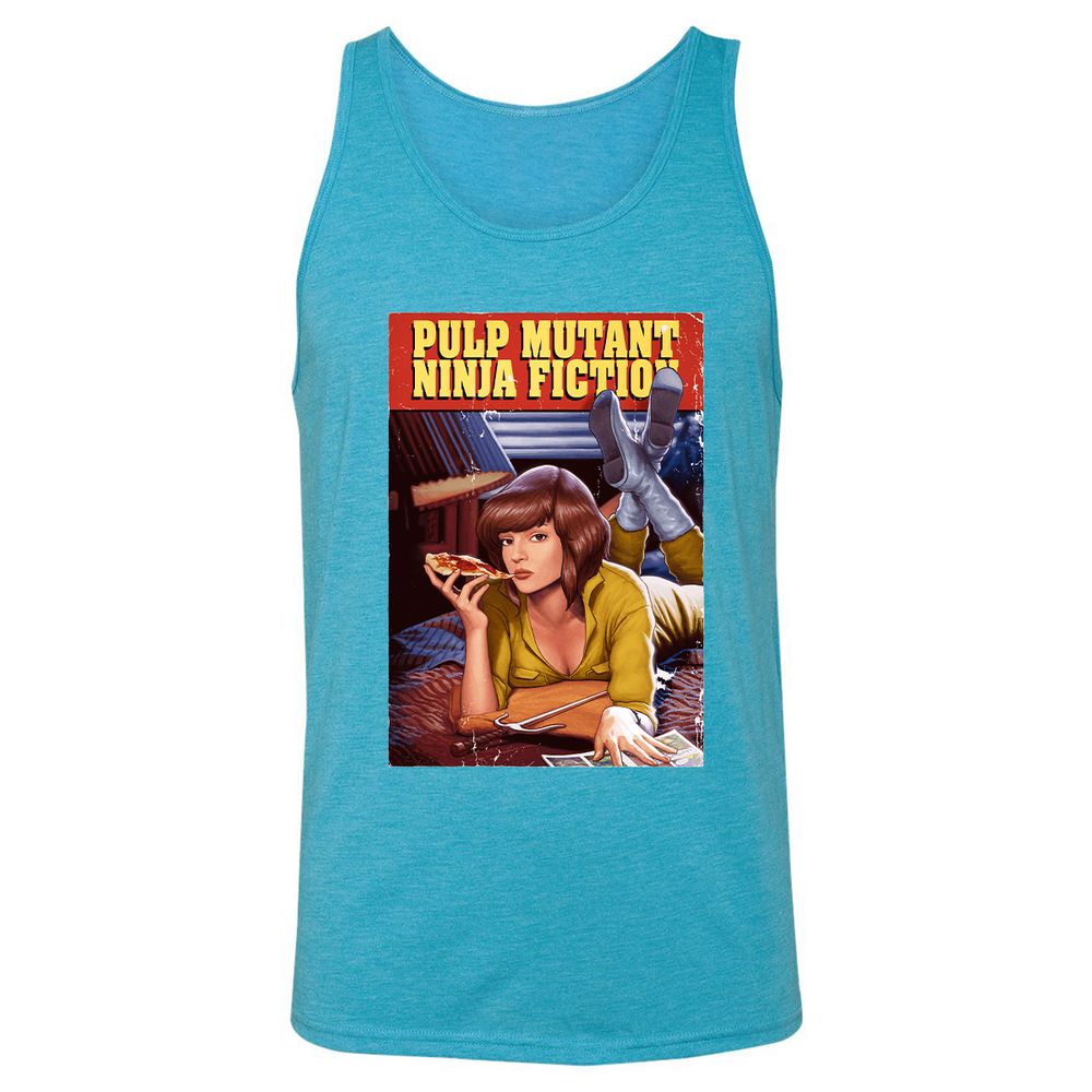 Unisex Jersey Tank - 5M6ZU1ME - Aqua Triblend - 3