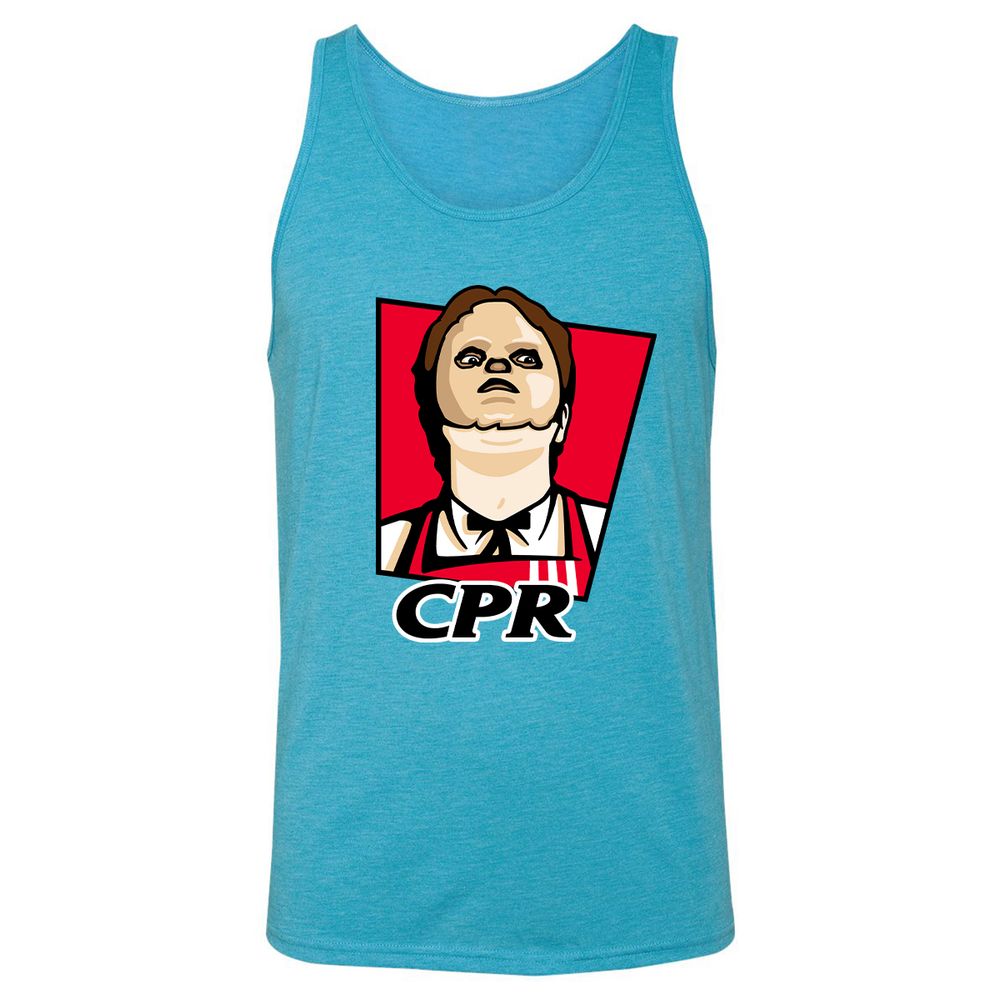 Unisex Jersey Tank - 5W37MUFC - Aqua Triblend - 3