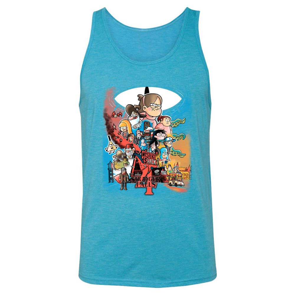 Unisex Jersey Tank - FD8GGYBC - Aqua Triblend - 3