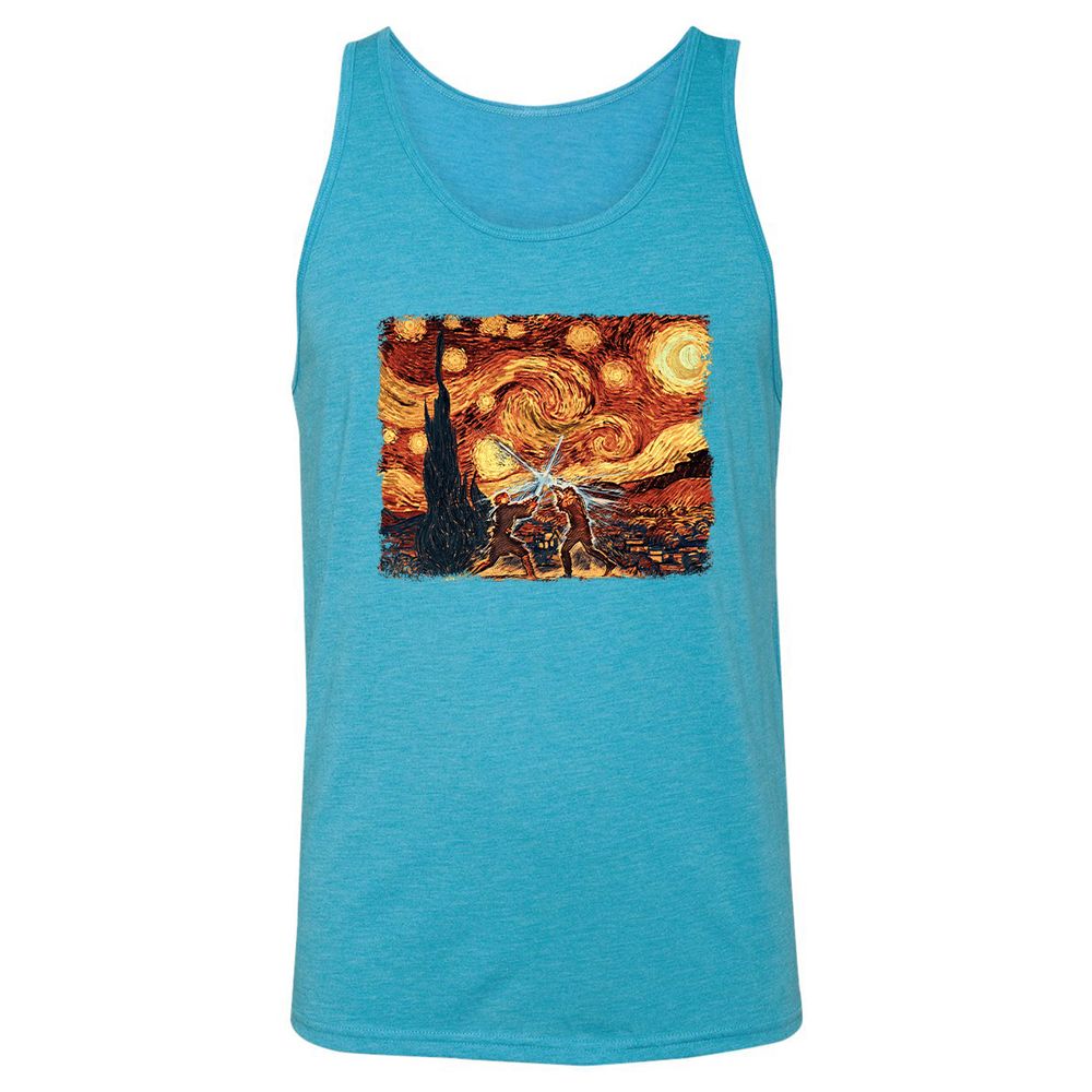 Unisex Jersey Tank - MMJQZUVJ - Aqua Triblend - 3