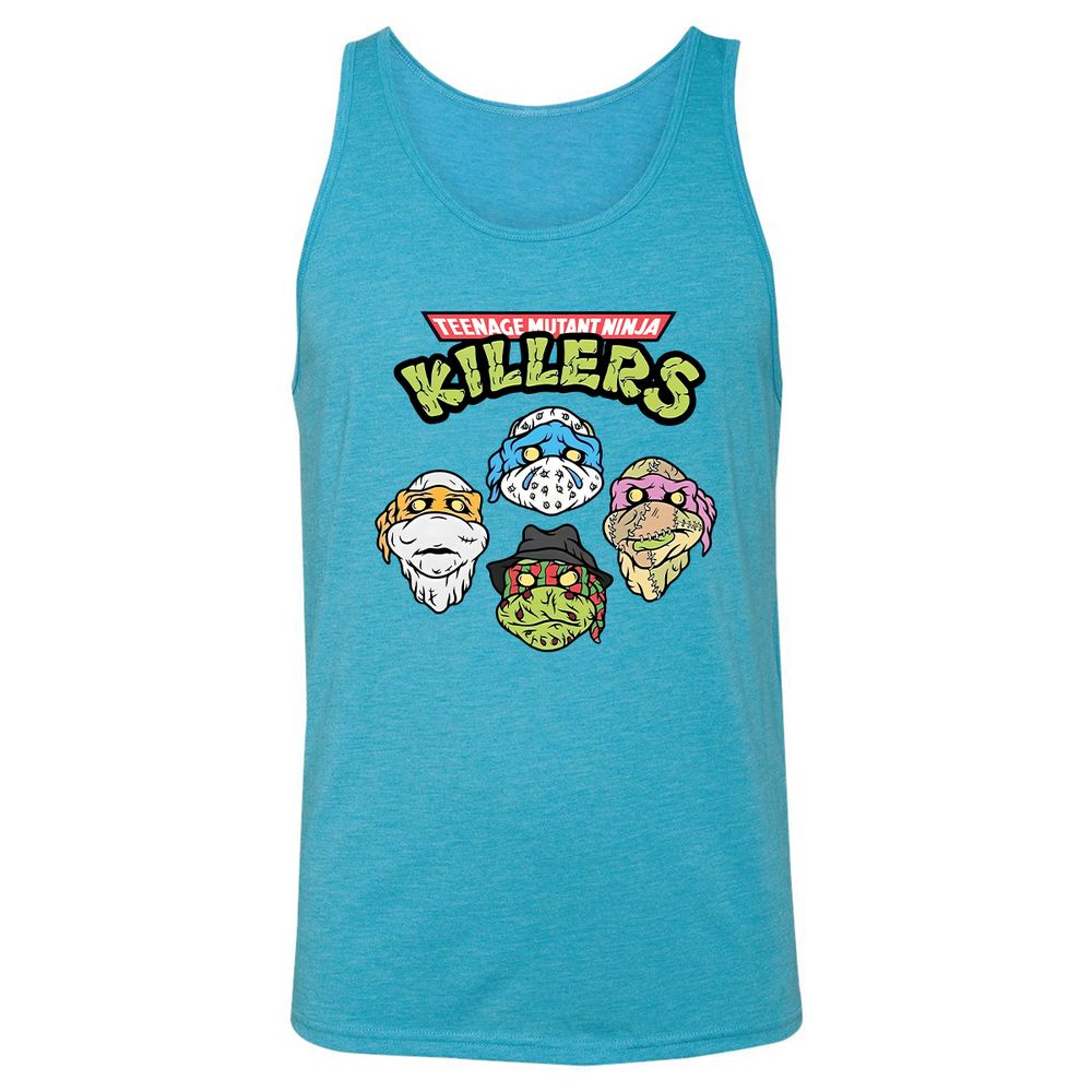 Unisex Jersey Tank - W7WMTY9W - Aqua Triblend - 3