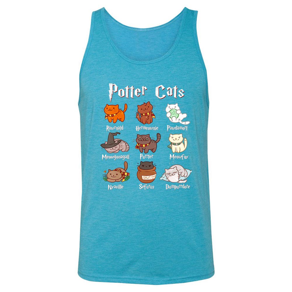 Unisex Jersey Tank - BB9BL2C9 - Aqua Triblend - 3