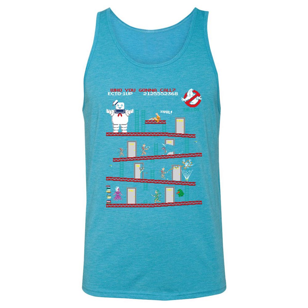 Unisex Jersey Tank - WXGD83VL - Aqua Triblend - 3