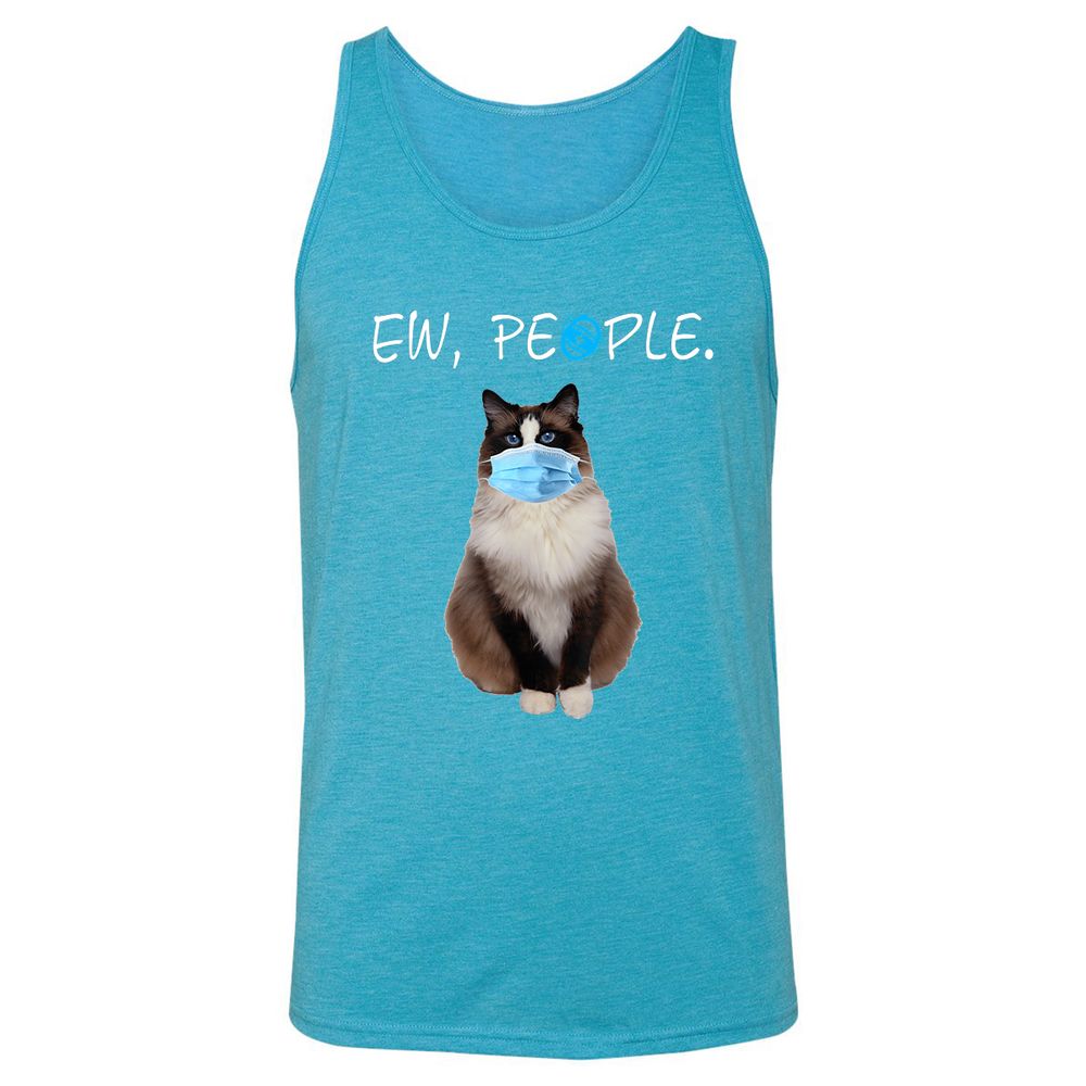 Unisex Jersey Tank - 9HH3L2D6 - Aqua Triblend - 3