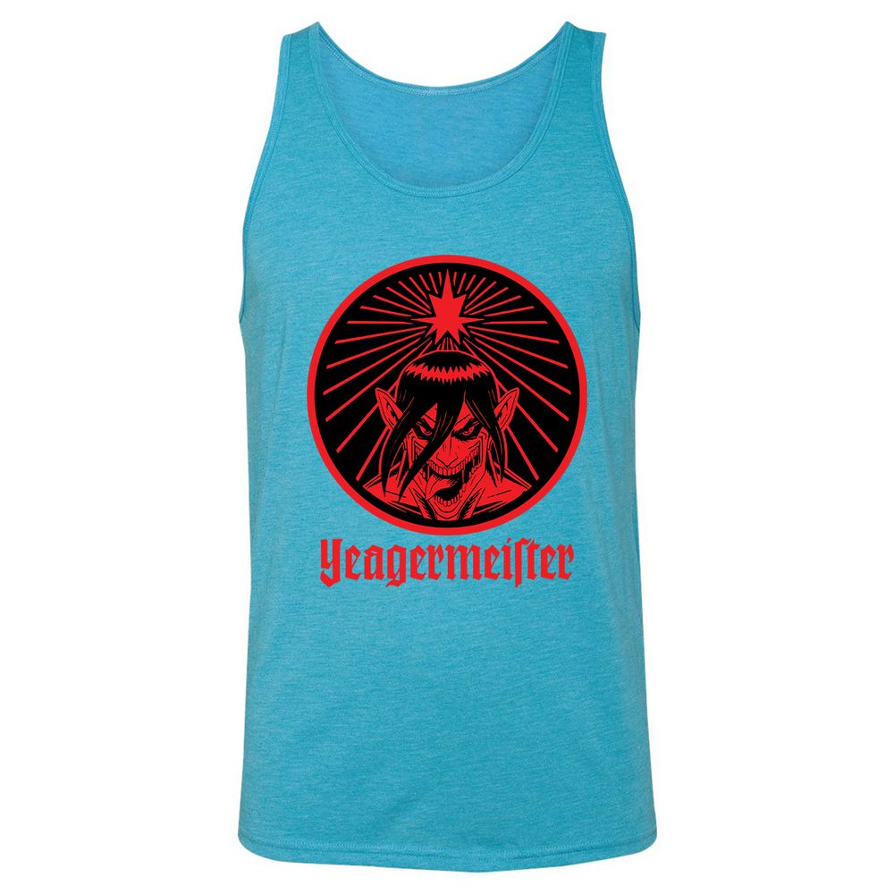 Unisex Jersey Tank - FBSAKLYS - Aqua Triblend - 3