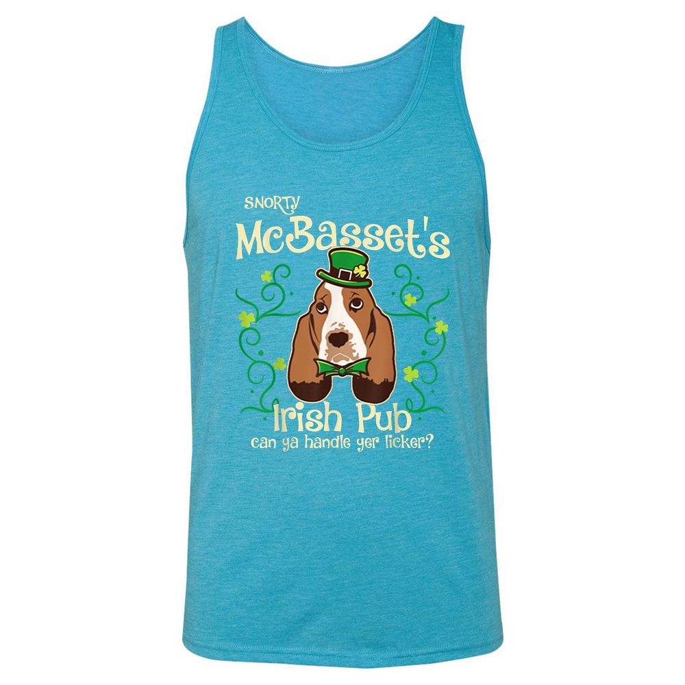 Unisex Jersey Tank - ZEEYZT32 - Aqua Triblend - 3