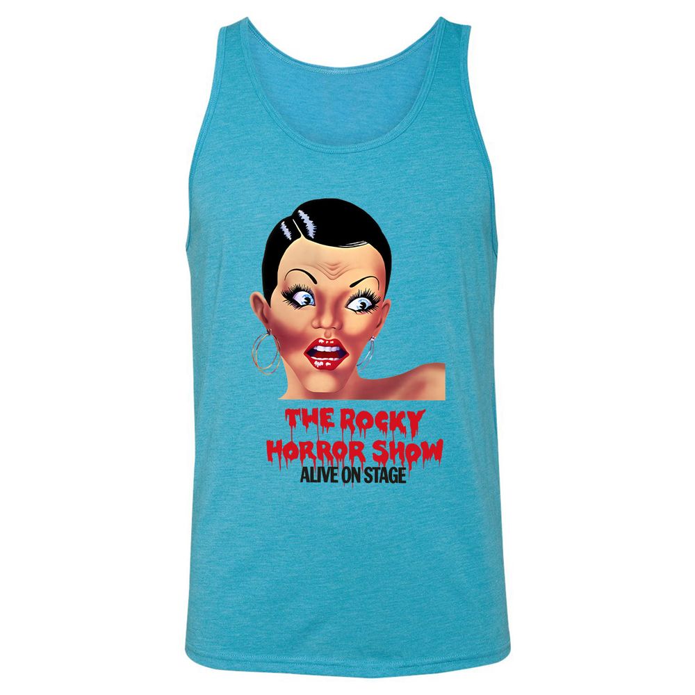 Unisex Jersey Tank - E2ZSVKQM - Aqua Triblend - 3