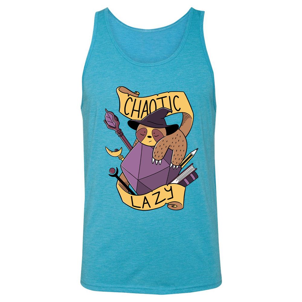 Unisex Jersey Tank - 2H69VM41 - Aqua Triblend - 3