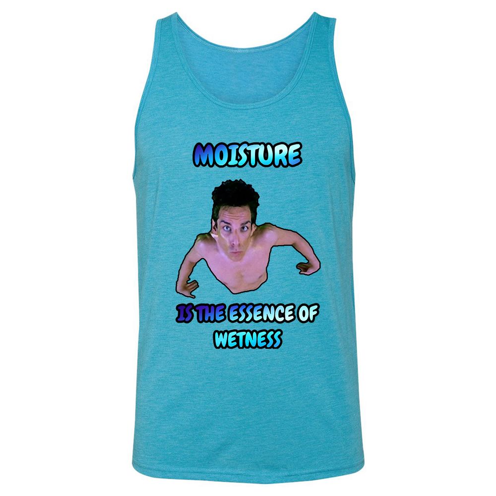 Unisex Jersey Tank - EUP517H5 - Aqua Triblend - 3