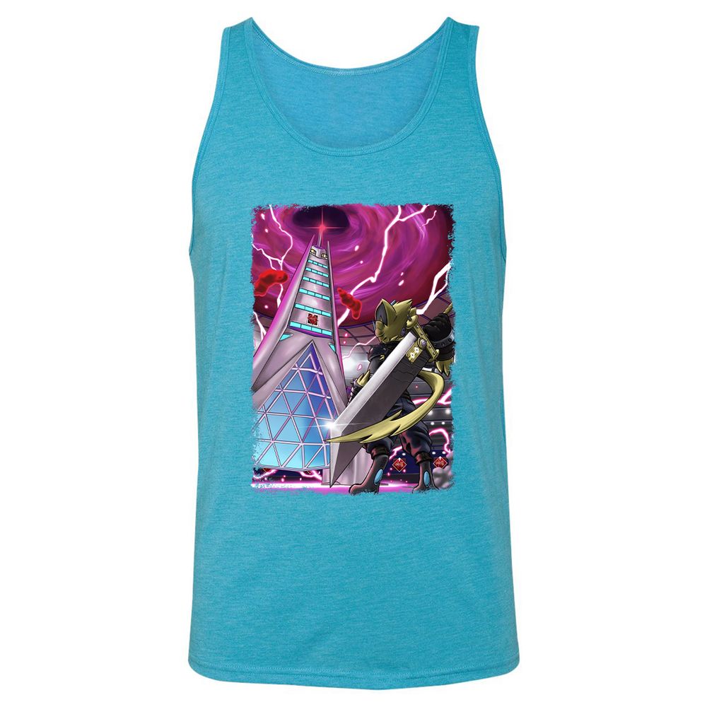 Unisex Jersey Tank - NY9YQ6MV - Aqua Triblend - 3