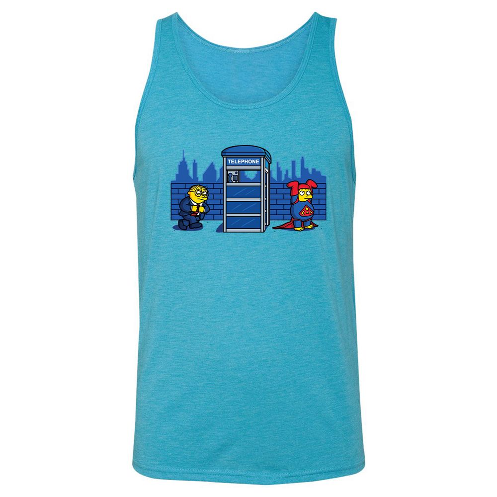 Unisex Jersey Tank - BLCZXYSP - Aqua Triblend - 3