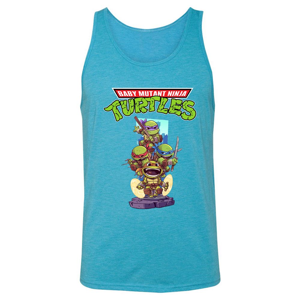 Unisex Jersey Tank - P192V18P - Aqua Triblend - 3