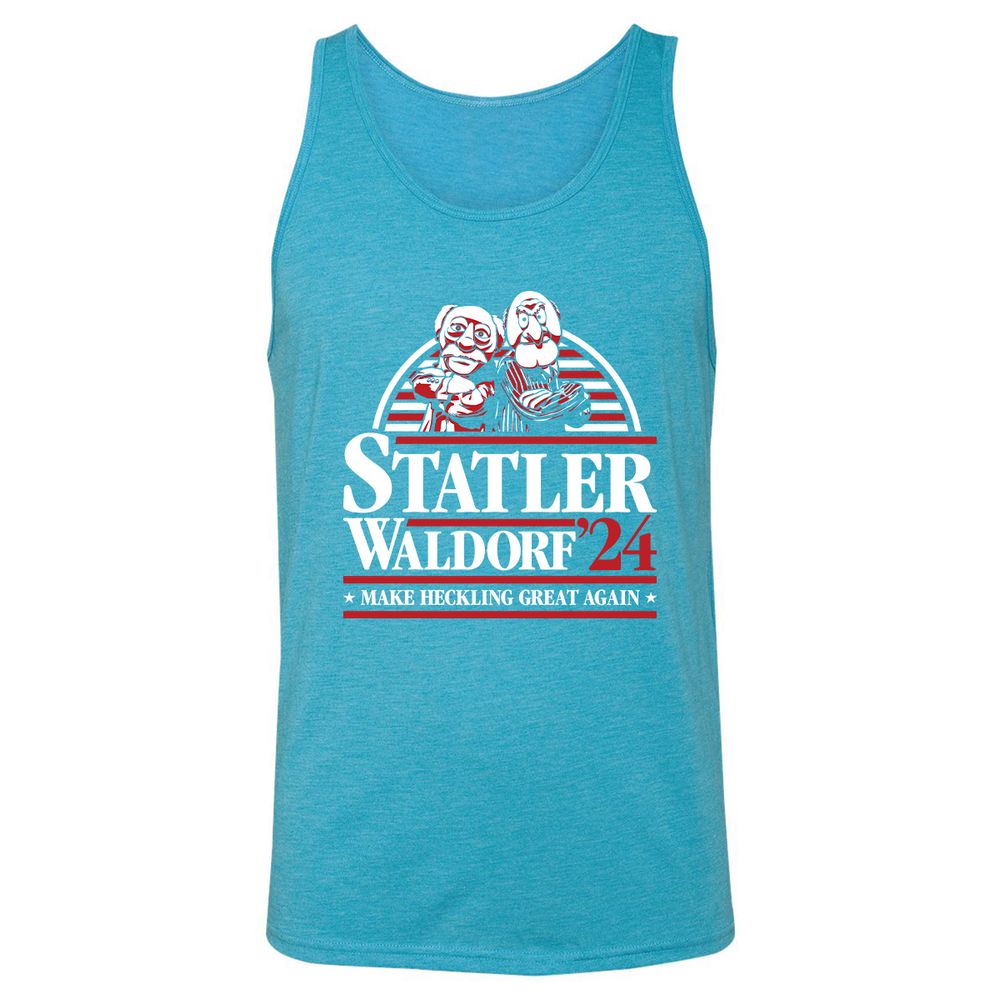 Unisex Jersey Tank - PDPC3Q7B - Aqua Triblend - 3