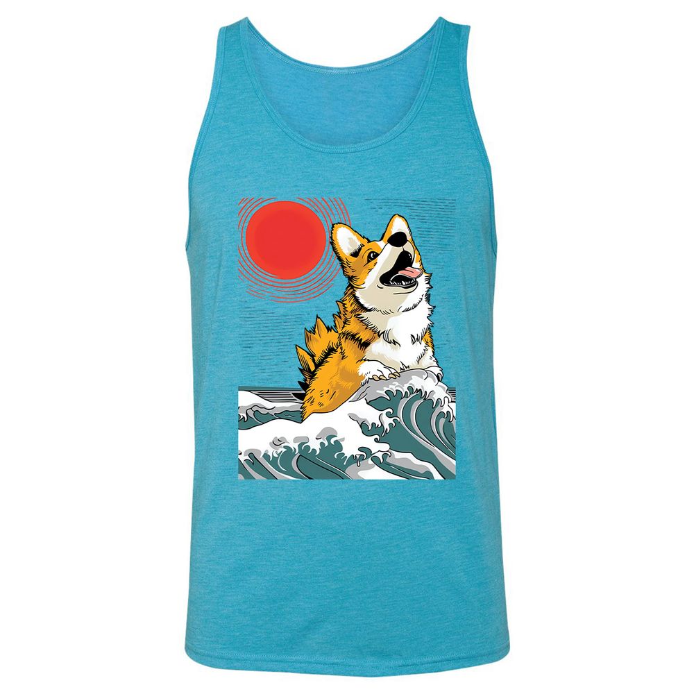 Unisex Jersey Tank - ECL39W1U - Aqua Triblend - 3