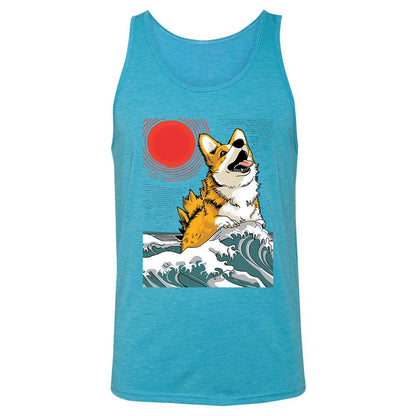 Unisex Jersey Tank - ECL39W1U - Aqua Triblend - 3