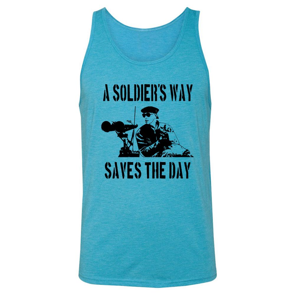 Unisex Jersey Tank - ETZAYZ6K - Aqua Triblend - 3