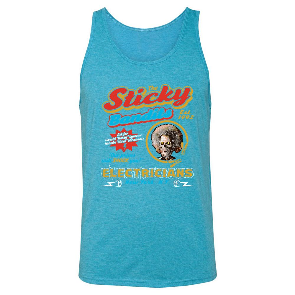Unisex Jersey Tank - T2EEXH56 - Aqua Triblend - 3