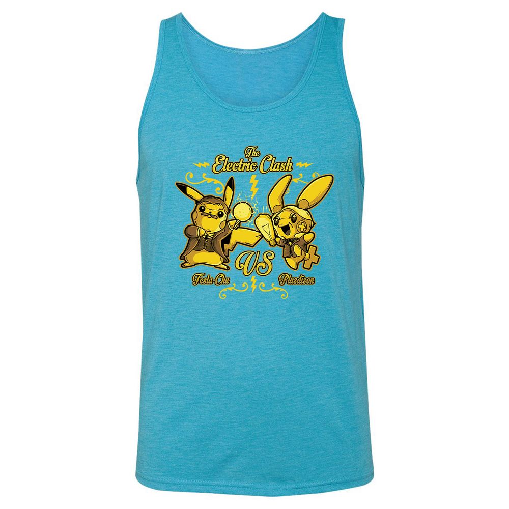 Unisex Jersey Tank - S3LZH8WH - Aqua Triblend - 3