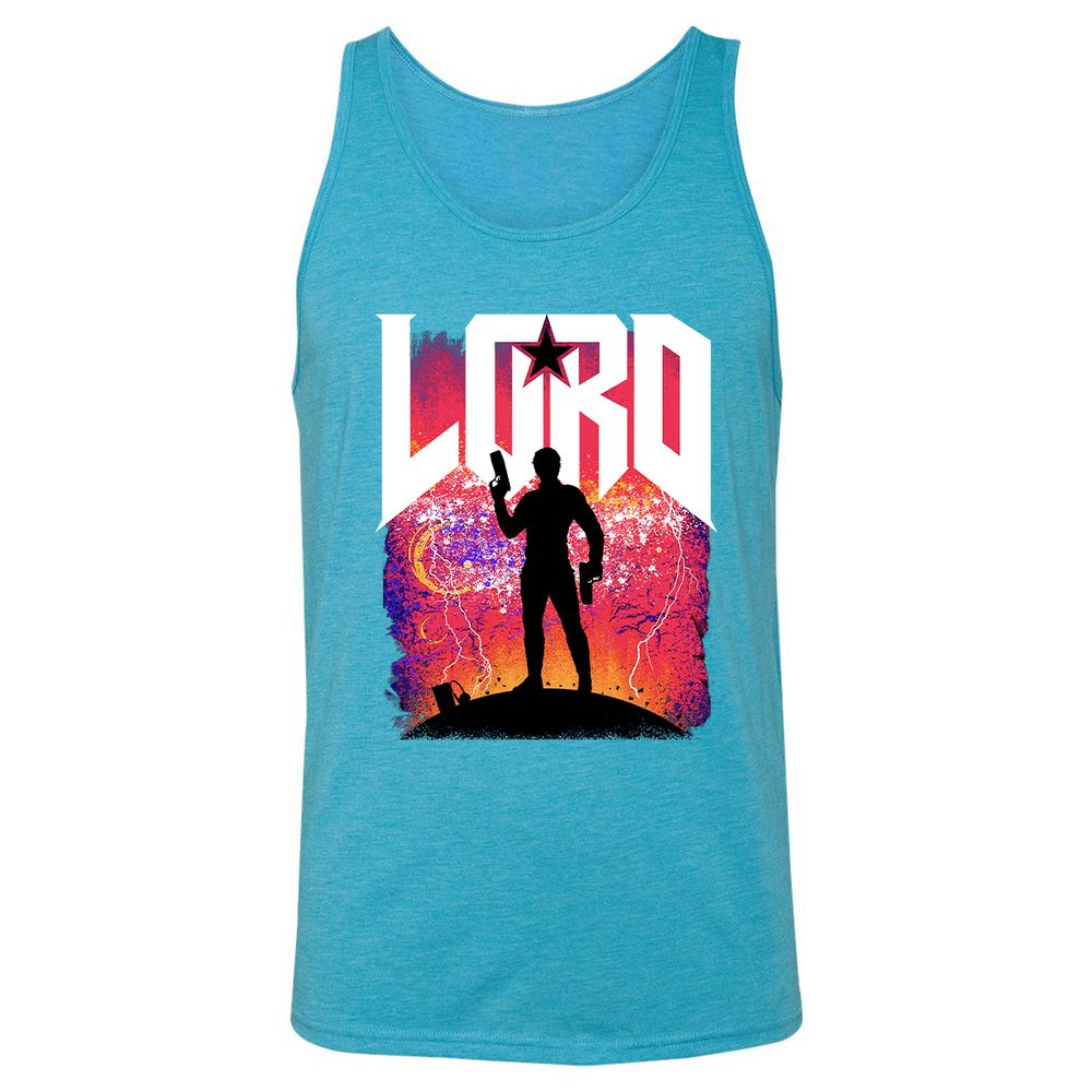 Unisex Jersey Tank - EFNJA3JA - Aqua Triblend - 3