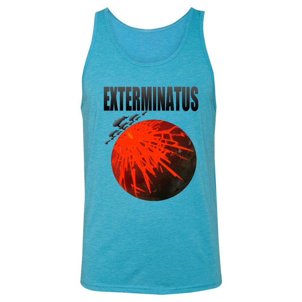 Unisex Jersey Tank - LWS89YB4 - Aqua Triblend - 3