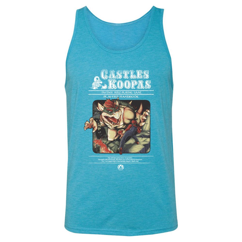 Unisex Jersey Tank - GWDSK33Z - Aqua Triblend - 3