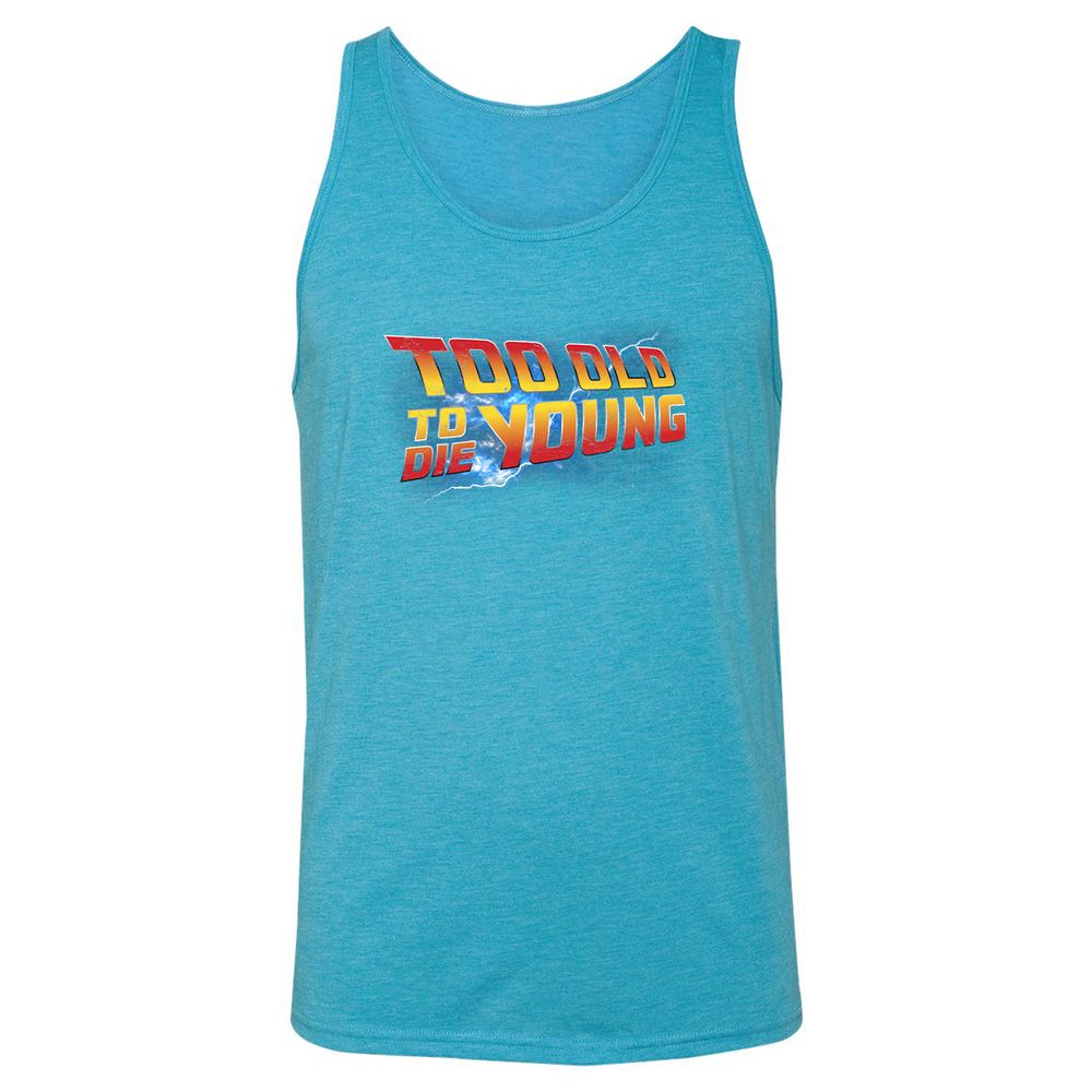 Unisex Jersey Tank - YGCWKLY9 - Aqua Triblend - 3