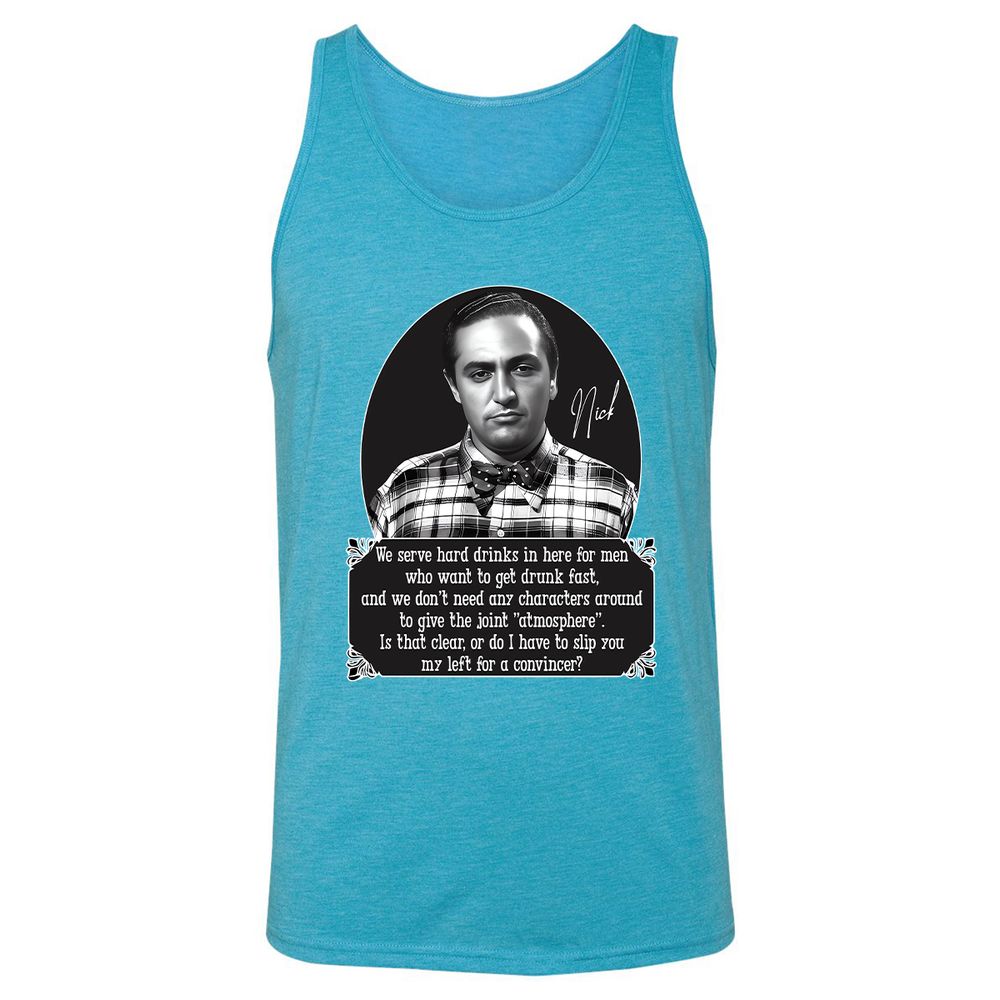 Unisex Jersey Tank - LFF24FDC - Aqua Triblend - 3